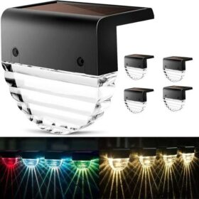 4 lampes solaires d'extérieur