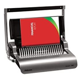 Perforelieur Fellowes Quasar+ 500 à anneaux plastiques