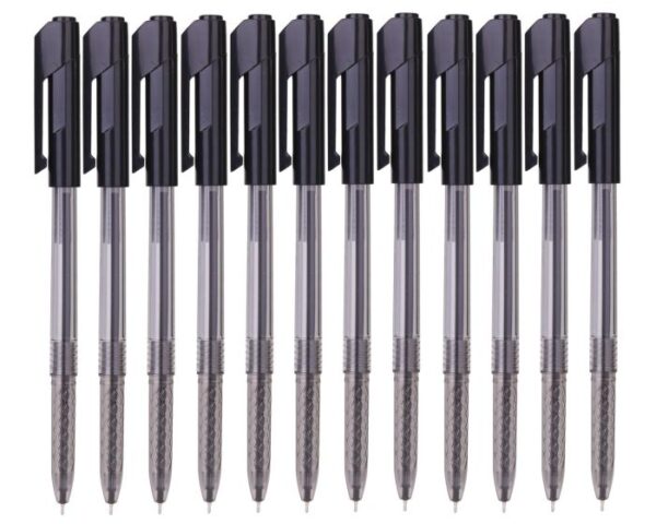 Boite de 50 stylos à bille Deli-Q010 Arrow pointe de 0,7 mm coloris au choix
