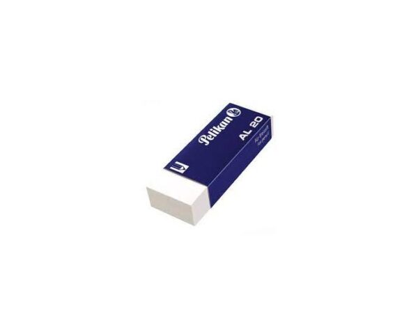 Lot de 20 GOMMES PELIKAN 619643 AL 20 blanc