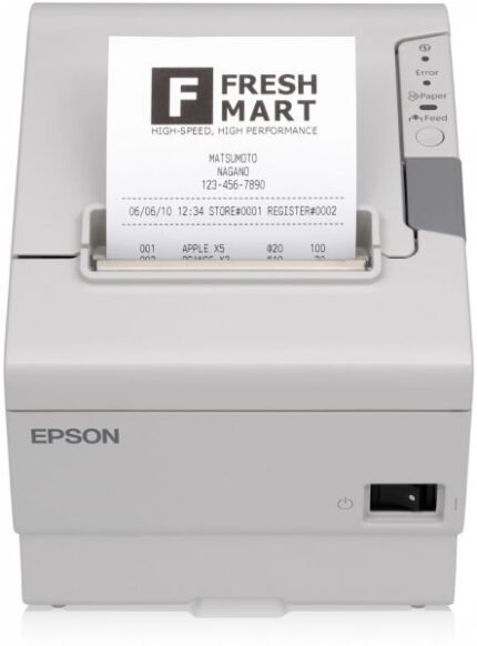 Imprimante Epson Thermique TM-T88 V (012) Blanche Mono SFP A4 USB, Serial, PS (C31CA85012 )
