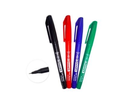 4 Marqueurs permanents LUXOR pointe très fine