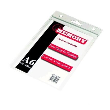 BADGE EN PLASTIQUE MEMORY