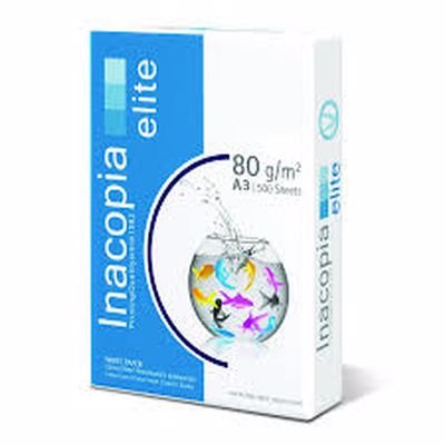 Lot de 5 Ramettes de papier blanc INACOPIA A3 80g/m² 500 feuilles