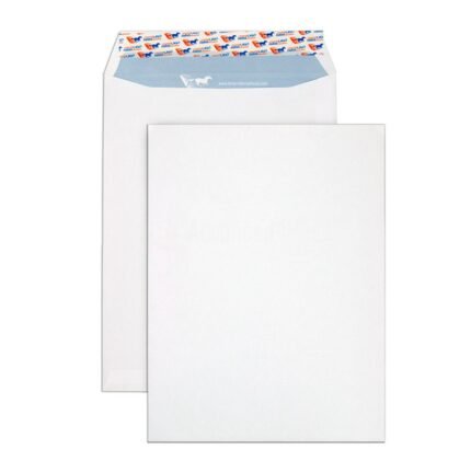 Pochettes C4-W 229×324 mm – Blanc 90 g Auto-Adhésives LOT DE 250