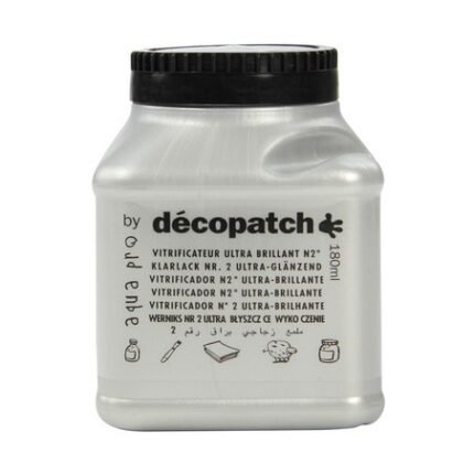 Vernis-colle Vitrificateur Satiné Décopatch pour tous support 180 g